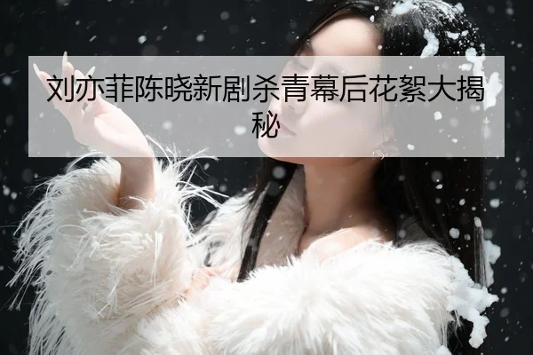 刘亦菲陈晓新剧杀青幕后花絮大揭秘
